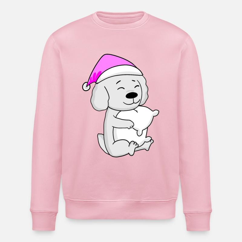 Hund Hunderasse Malteser - Stanley/Stella Unisex Bio-Sweatshirt ROLLER - Hellrosa