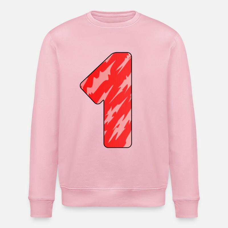 1 - Sweat bio ROLLER Stanley/Stella Unisexe - rose pâle