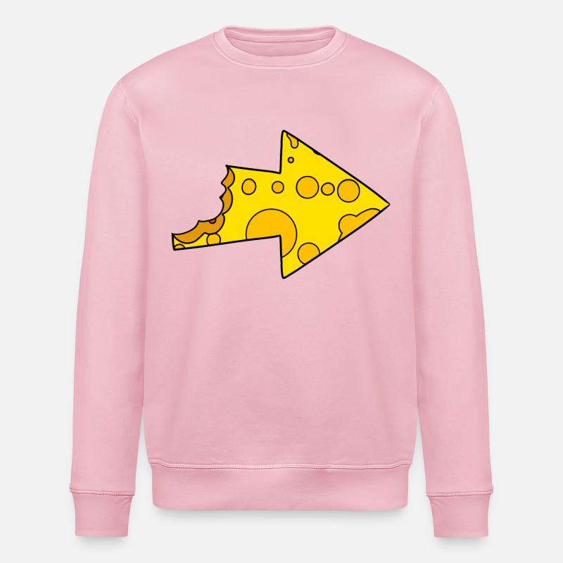 Käse Pfeil - Stanley/Stella Unisex Bio-Sweatshirt ROLLER - Hellrosa