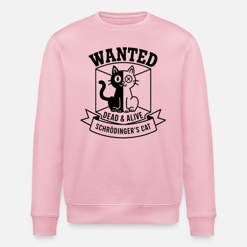 Schroedinger´s Katze - Stanley/Stella Unisex Bio-Sweatshirt ROLLER - Hellrosa