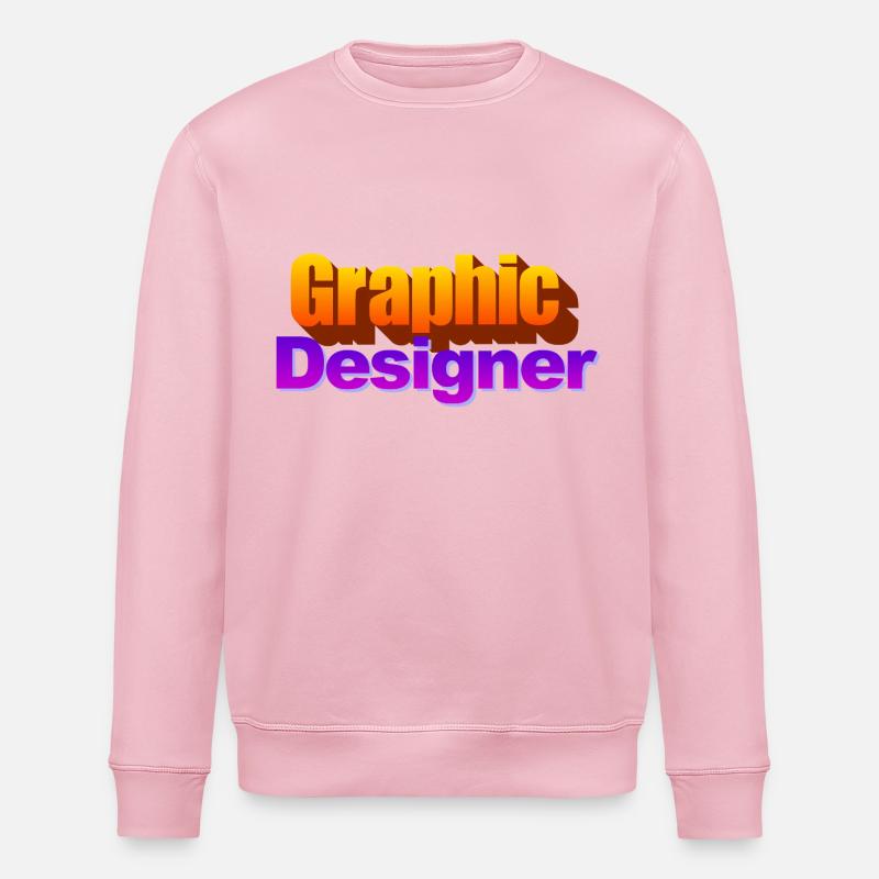 Grafiker - Stanley/Stella Unisex Bio-Sweatshirt ROLLER - Hellrosa
