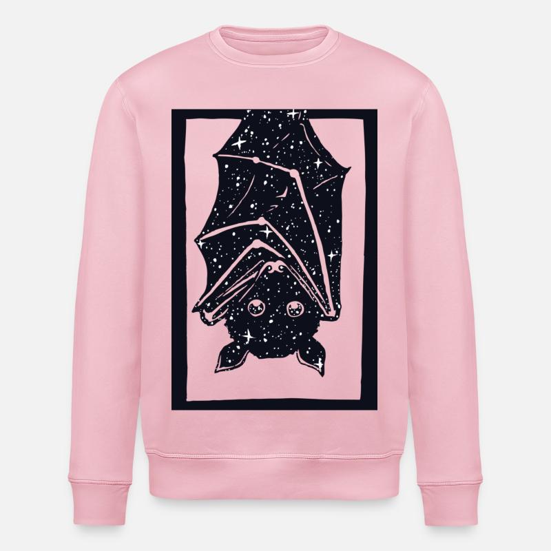 Spacebat - Sweat bio ROLLER Stanley/Stella Unisexe - rose pâle