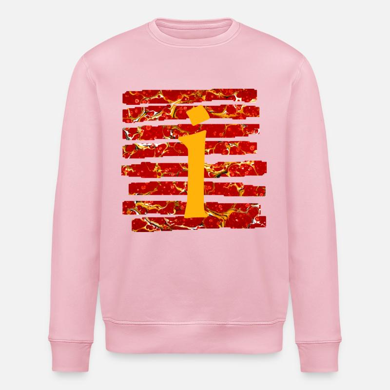 Strip E 232 I - Stanley/Stella ROLLER Unisex Organic Sweatshirt - cotton pink
