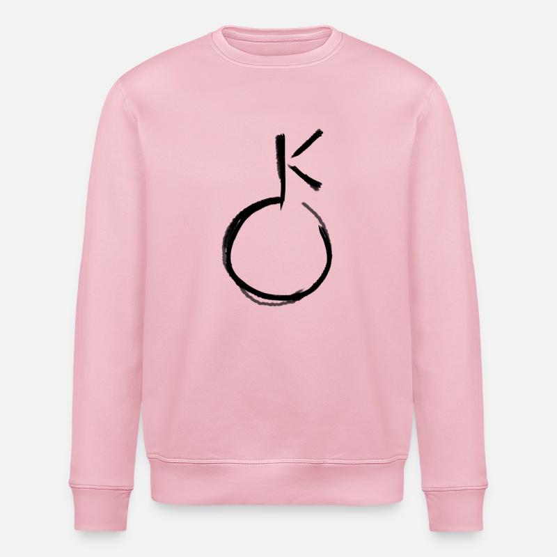 Symbole d’astrologie - Sweat bio ROLLER Stanley/Stella Unisexe - rose pâle