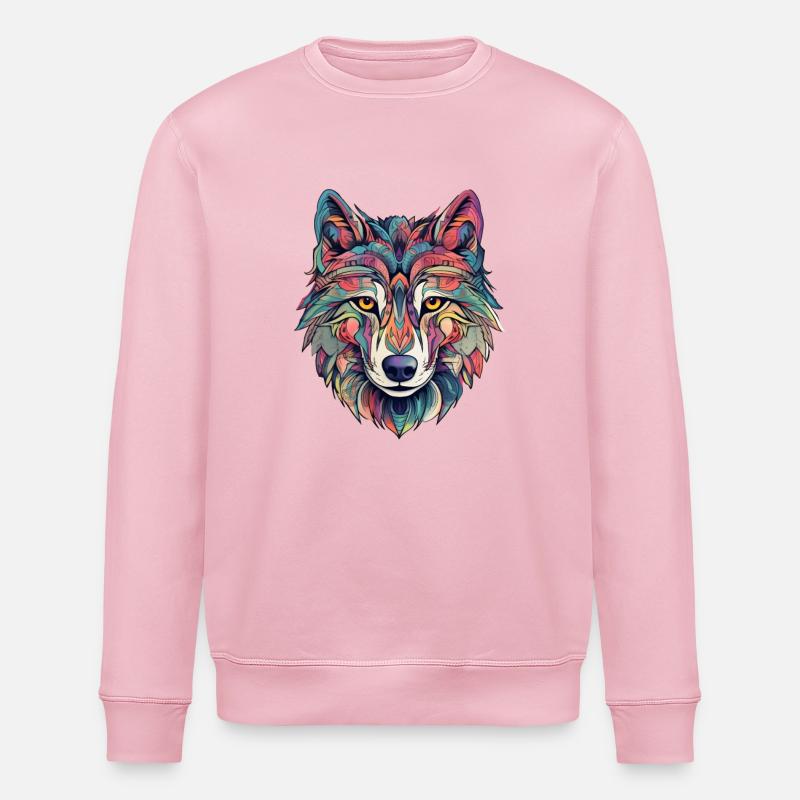 Wolf Ästhetik - Stanley/Stella Unisex Bio-Sweatshirt ROLLER - Hellrosa