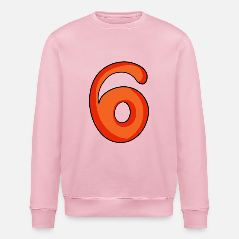 Numero 6 Numero Sei - Felpa ecologica unisex ROLLER di Stanley/Stella - rosa chiaro