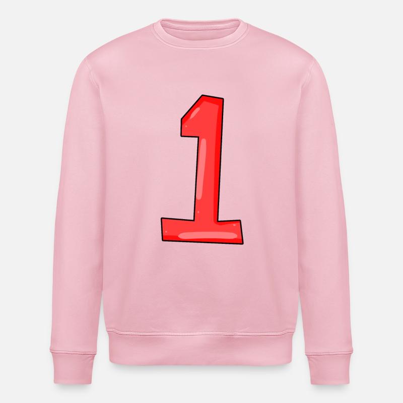 1 - Sweat bio ROLLER Stanley/Stella Unisexe - rose pâle