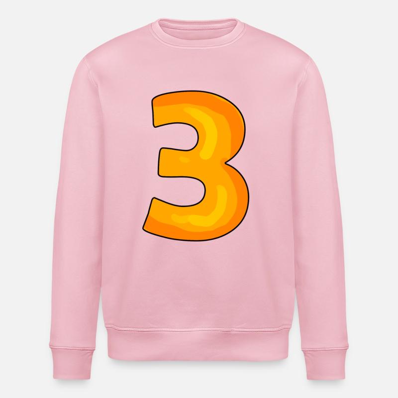 3 - Stanley/Stella Unisex Bio-Sweatshirt ROLLER - Hellrosa