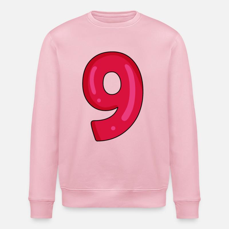 9 - Sweat bio ROLLER Stanley/Stella Unisexe - rose pâle