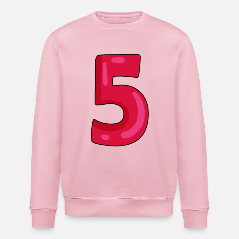 5 - Sweat bio ROLLER Stanley/Stella Unisexe - rose pâle