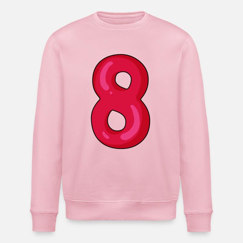 8 - Stanley/Stella Unisex Bio-Sweatshirt ROLLER - Hellrosa