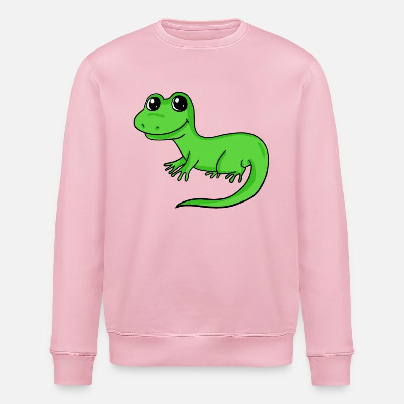 Eidechse - Stanley/Stella Unisex Bio-Sweatshirt ROLLER - Hellrosa