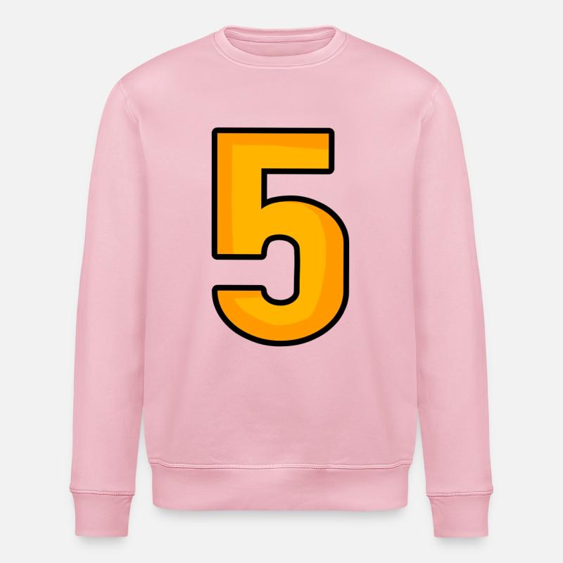 Nummer 5 - Stanley/Stella Unisex Bio-Sweatshirt ROLLER - Hellrosa