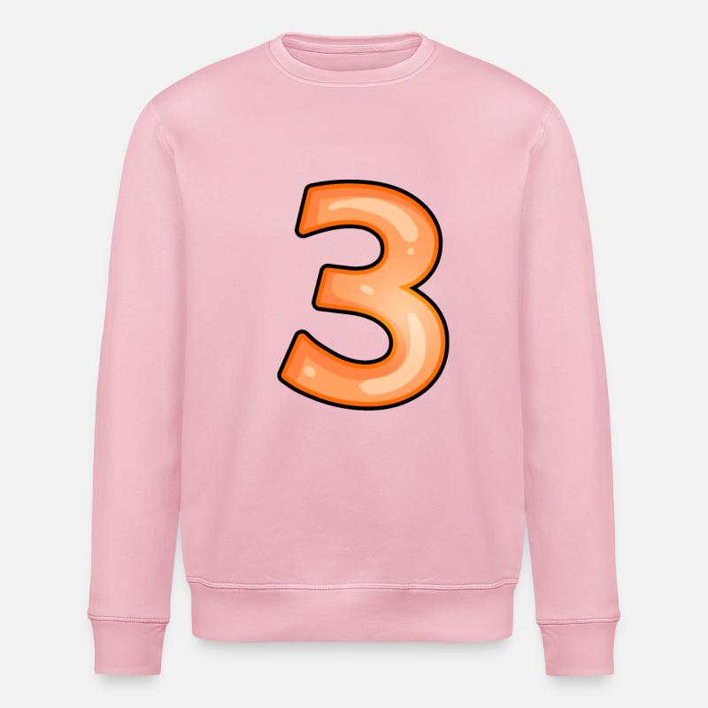 Point 3 - Sweat bio ROLLER Stanley/Stella Unisexe - rose pâle