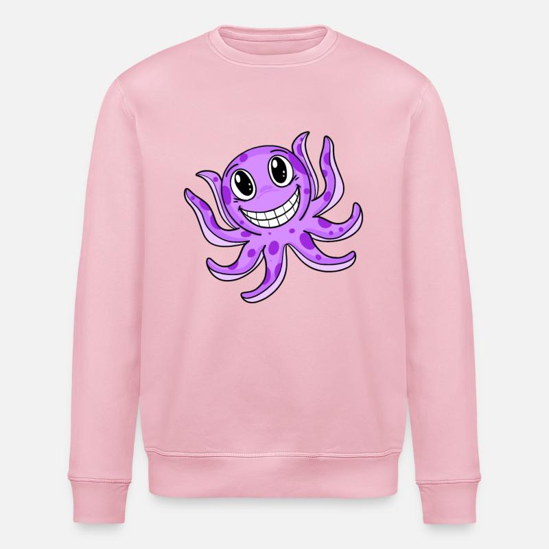 Kraken - Stanley/Stella Unisex Bio-Sweatshirt ROLLER - Hellrosa