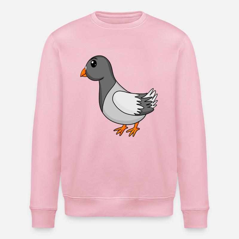 Colombe - Sweat bio ROLLER Stanley/Stella Unisexe - rose pâle