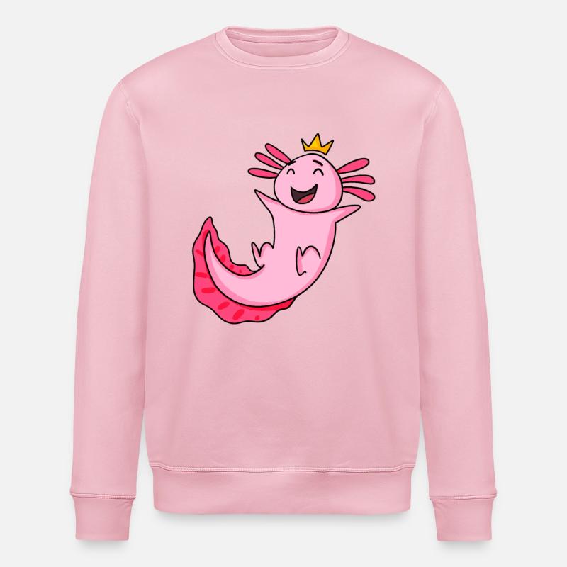 Axolotl - Sweat bio ROLLER Stanley/Stella Unisexe - rose pâle