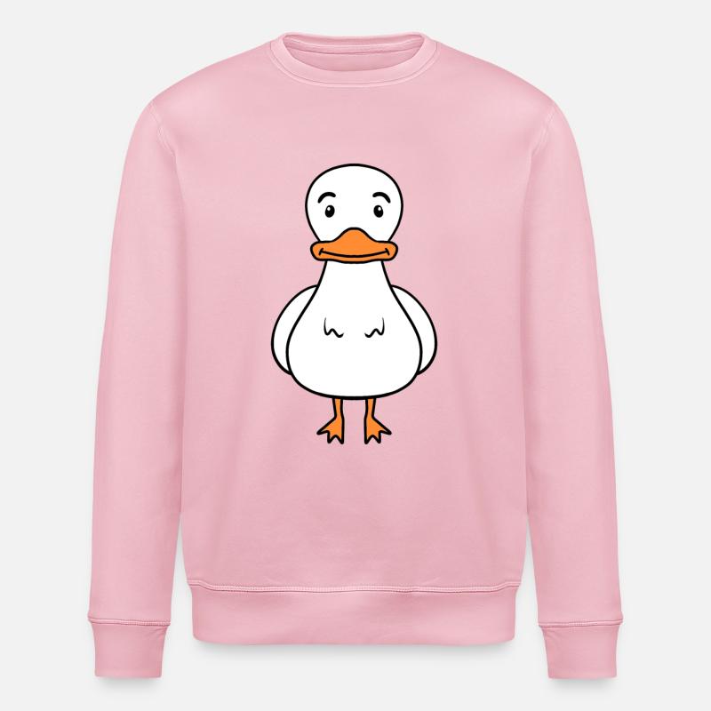 Canard - Sweat bio ROLLER Stanley/Stella Unisexe - rose pâle