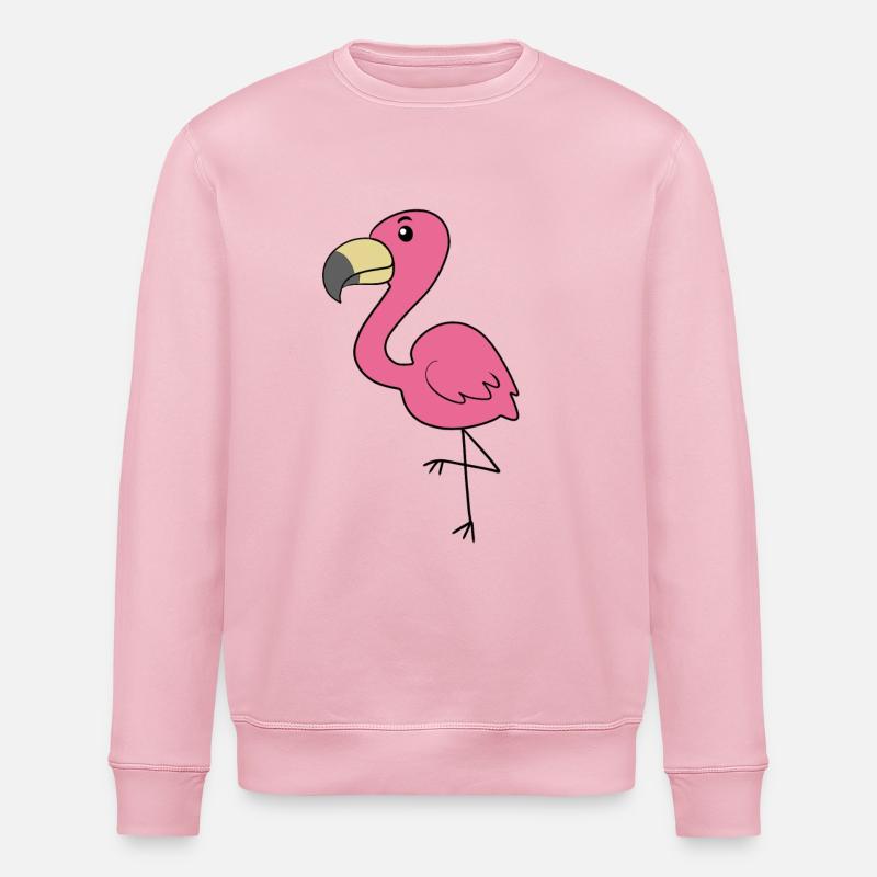 Flamant - Sweat bio ROLLER Stanley/Stella Unisexe - rose pâle