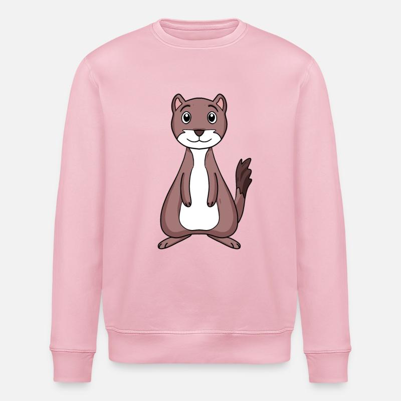 Wiesel - Stanley/Stella Unisex Bio-Sweatshirt ROLLER - Hellrosa