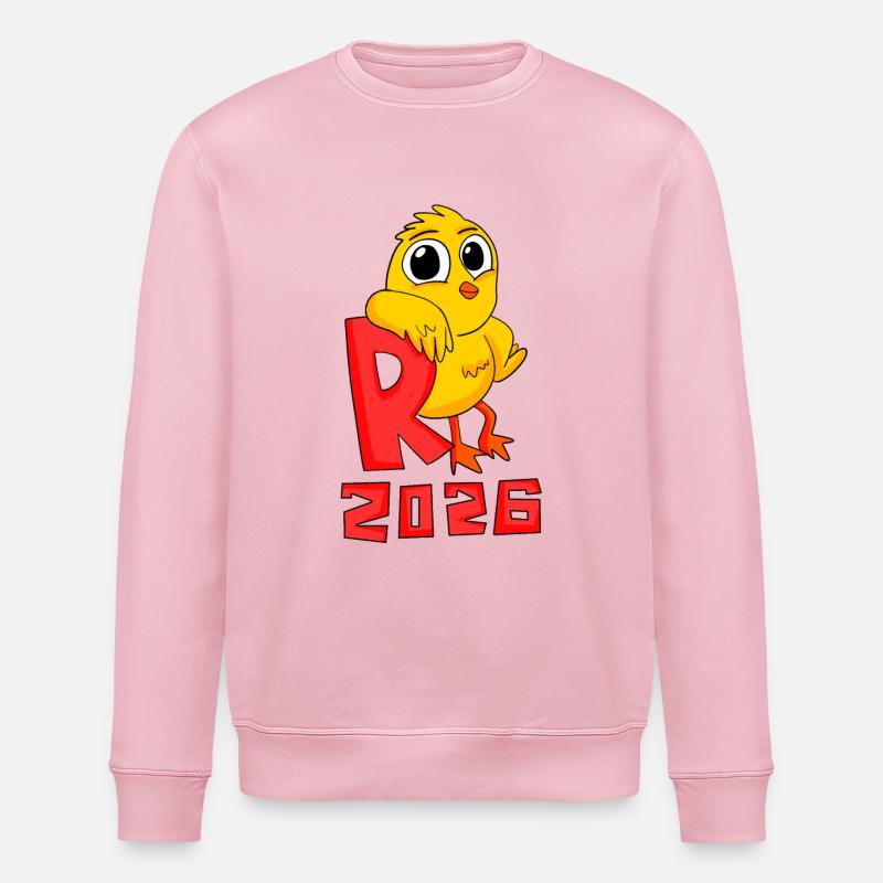 Rente 2026 Ruhestand - Stanley/Stella Unisex Bio-Sweatshirt ROLLER - Hellrosa