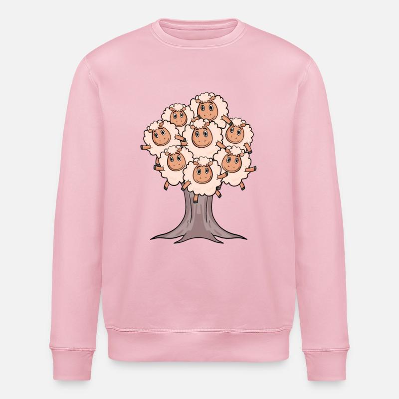 Coton - Sweat bio ROLLER Stanley/Stella Unisexe - rose pâle