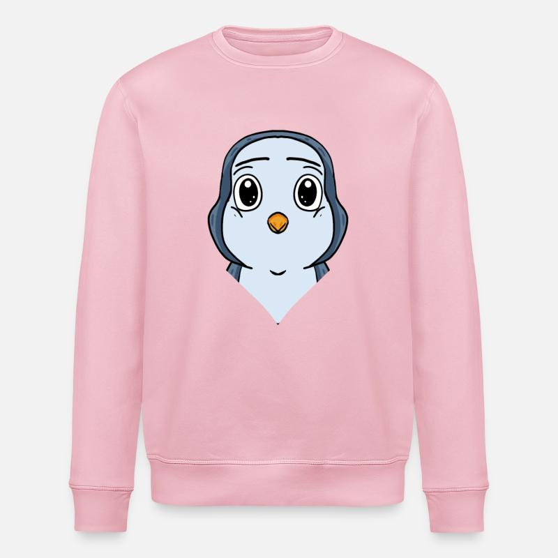 Penguin - Stanley/Stella ROLLER Unisex Organic Sweatshirt - cotton pink