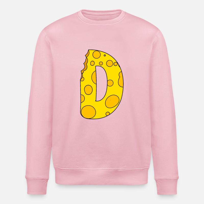 Buchstabe D - Stanley/Stella Unisex Bio-Sweatshirt ROLLER - Hellrosa