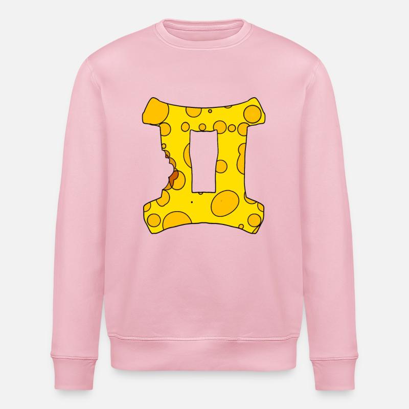 Signe du zodiaque Gémeaux - Sweat bio ROLLER Stanley/Stella Unisexe - rose pâle
