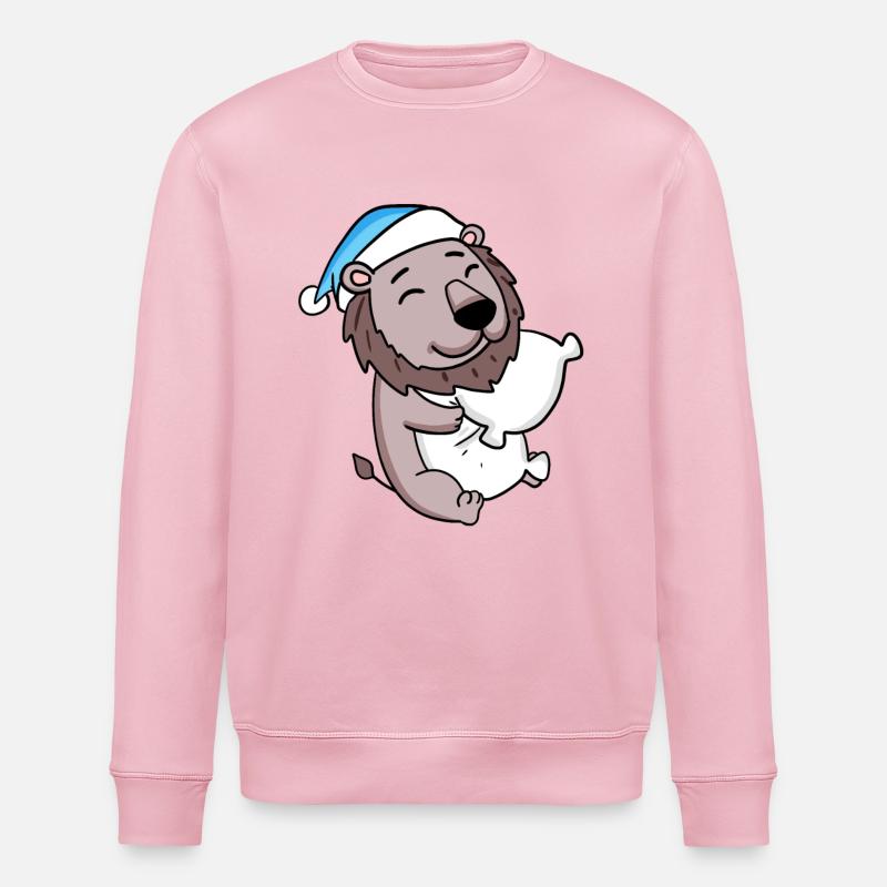 Bébé Lion - Sweat bio ROLLER Stanley/Stella Unisexe - rose pâle