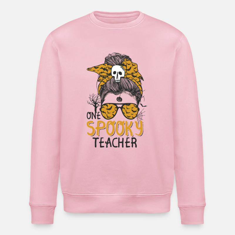 Eine Gespenstische - Stanley/Stella Unisex Bio-Sweatshirt ROLLER - Hellrosa