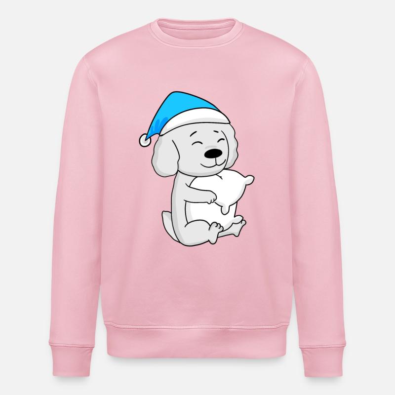 Hund Hunderasse Malteser - Stanley/Stella Unisex Bio-Sweatshirt ROLLER - Hellrosa