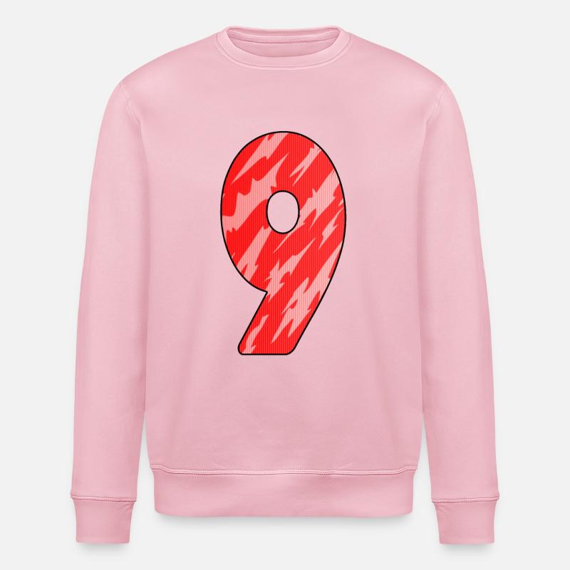 9 - Sweat bio ROLLER Stanley/Stella Unisexe - rose pâle