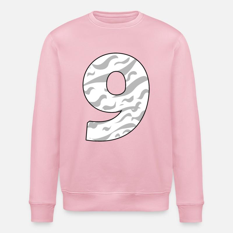 NINE - 9 - Stanley/Stella ROLLER Unisex Organic Sweatshirt - cotton pink