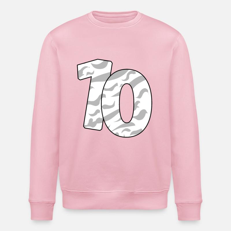 10 - Sweat bio ROLLER Stanley/Stella Unisexe - rose pâle