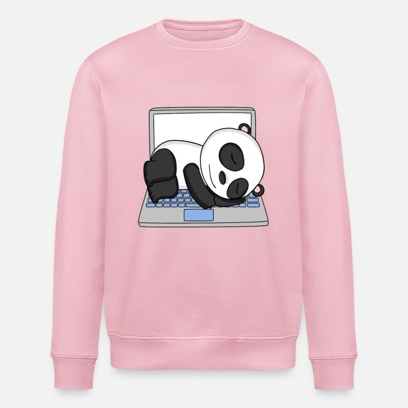 Panda - Stanley/Stella Unisex Bio-Sweatshirt ROLLER - Hellrosa