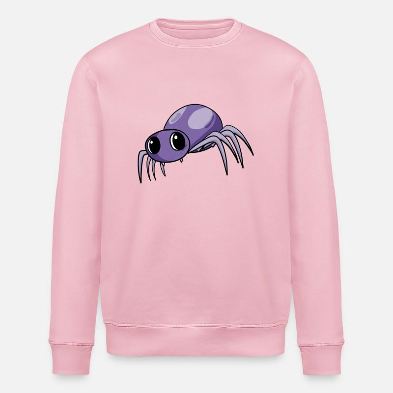 Baby Spinne - Stanley/Stella Unisex Bio-Sweatshirt ROLLER - Hellrosa