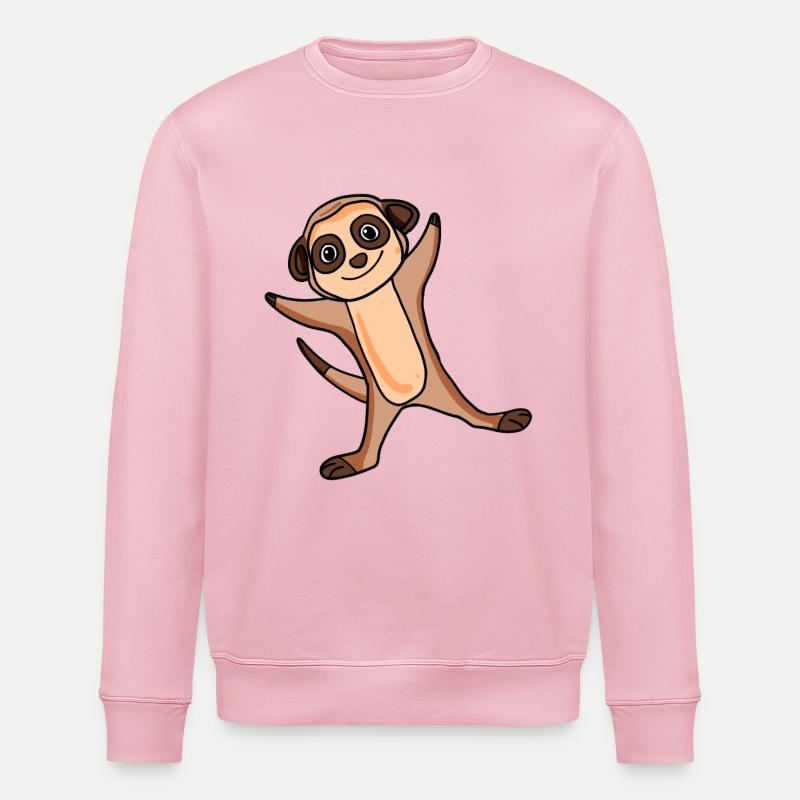 Suricate - Sweat bio ROLLER Stanley/Stella Unisexe - rose pâle