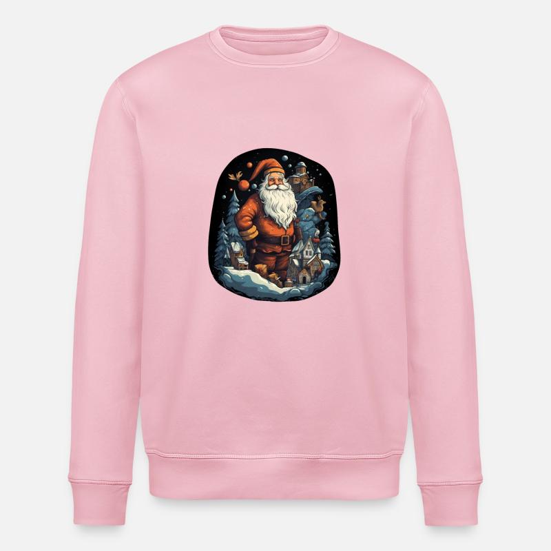 Weihnachtsmann - Stanley/Stella Unisex Bio-Sweatshirt ROLLER - Hellrosa