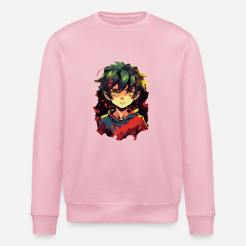 Garçon d’anime - Sweat bio ROLLER Stanley/Stella Unisexe - rose pâle