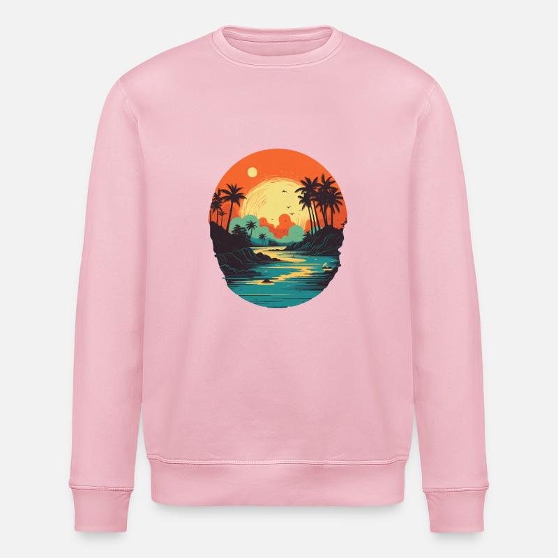 Strand - Stanley/Stella Unisex Bio-Sweatshirt ROLLER - Hellrosa