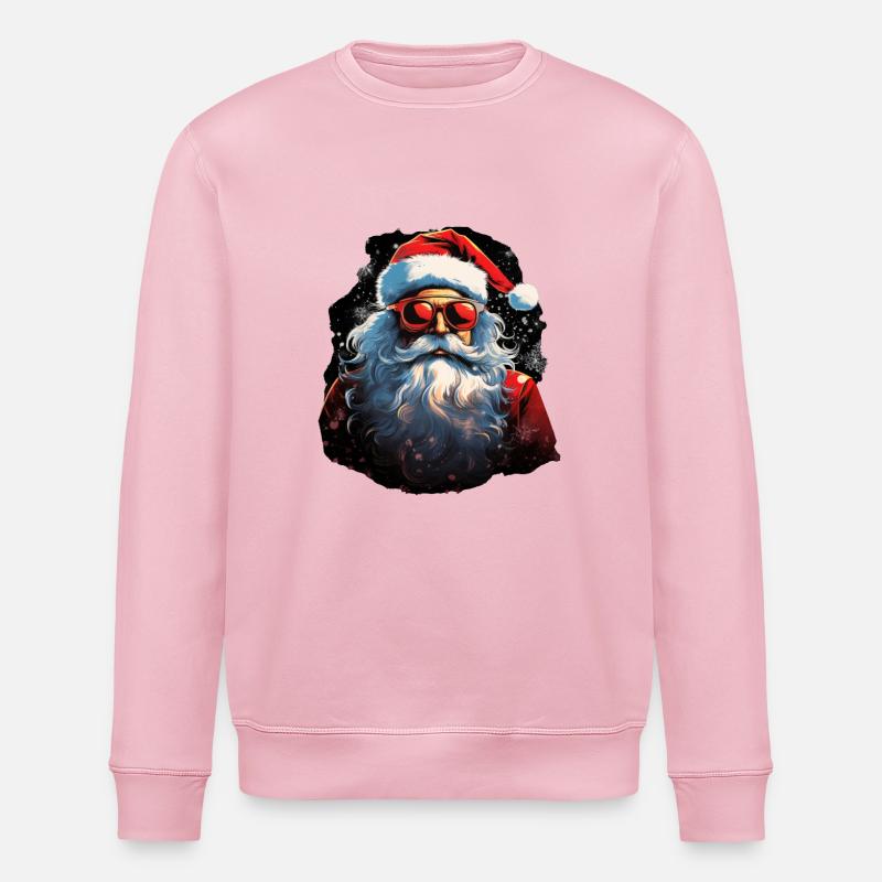 Weihnachtsmann - Stanley/Stella Unisex Bio-Sweatshirt ROLLER - Hellrosa