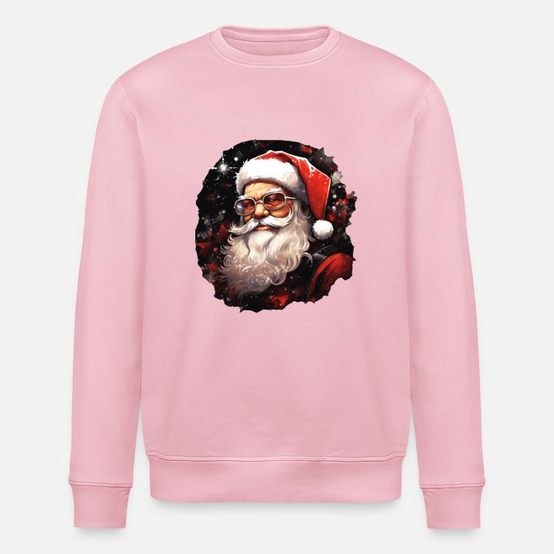 Weihnachtsmann - Stanley/Stella Unisex Bio-Sweatshirt ROLLER - Hellrosa