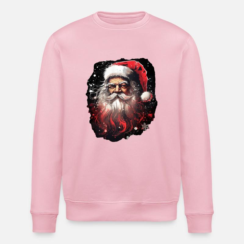 Weihnachtsmann - Stanley/Stella Unisex Bio-Sweatshirt ROLLER - Hellrosa