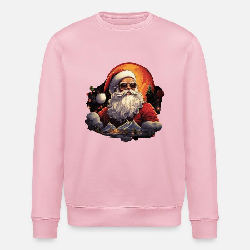 Weihnachtsmann - Stanley/Stella Unisex Bio-Sweatshirt ROLLER - Hellrosa