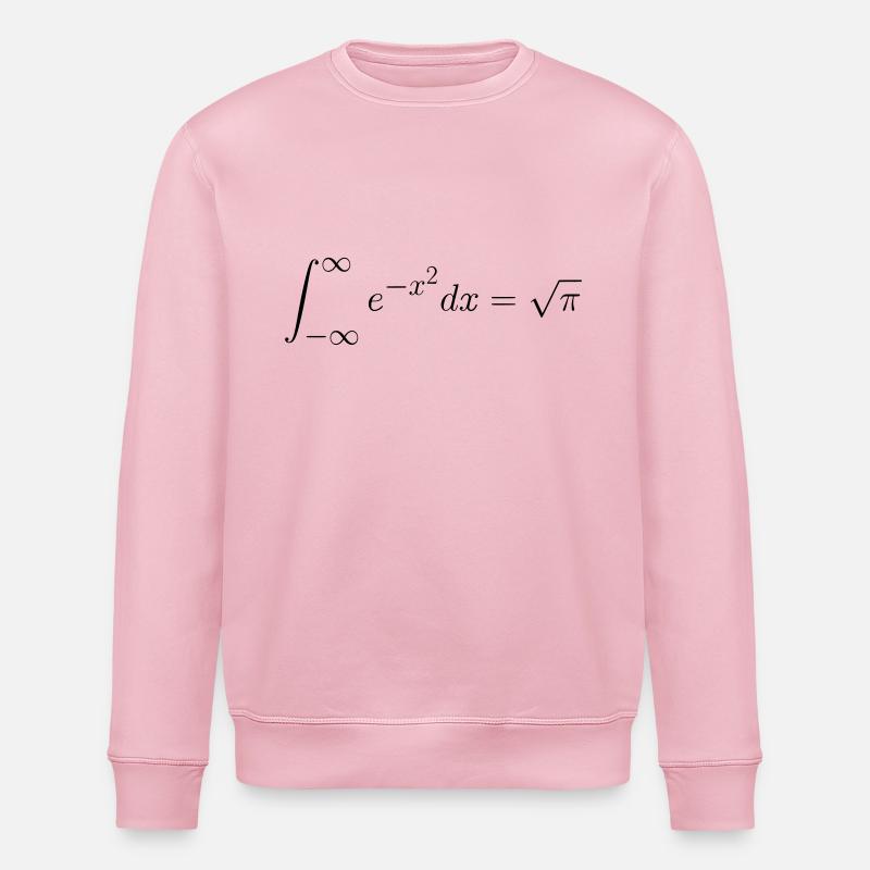 Gaußsches Integral Geschenk Idee - Stanley/Stella Unisex Bio-Sweatshirt ROLLER - Hellrosa