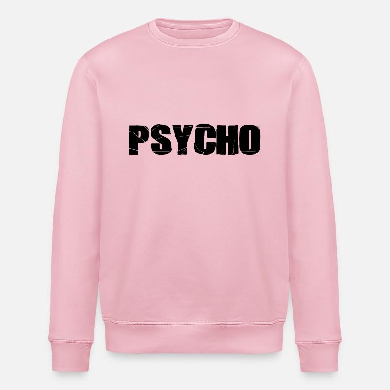 PSYCHO - Stanley/Stella Unisex Bio-Sweatshirt ROLLER - Hellrosa