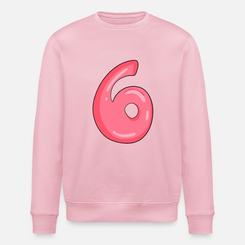 Nummer 6 - Stanley/Stella Unisex Bio-Sweatshirt ROLLER - Hellrosa