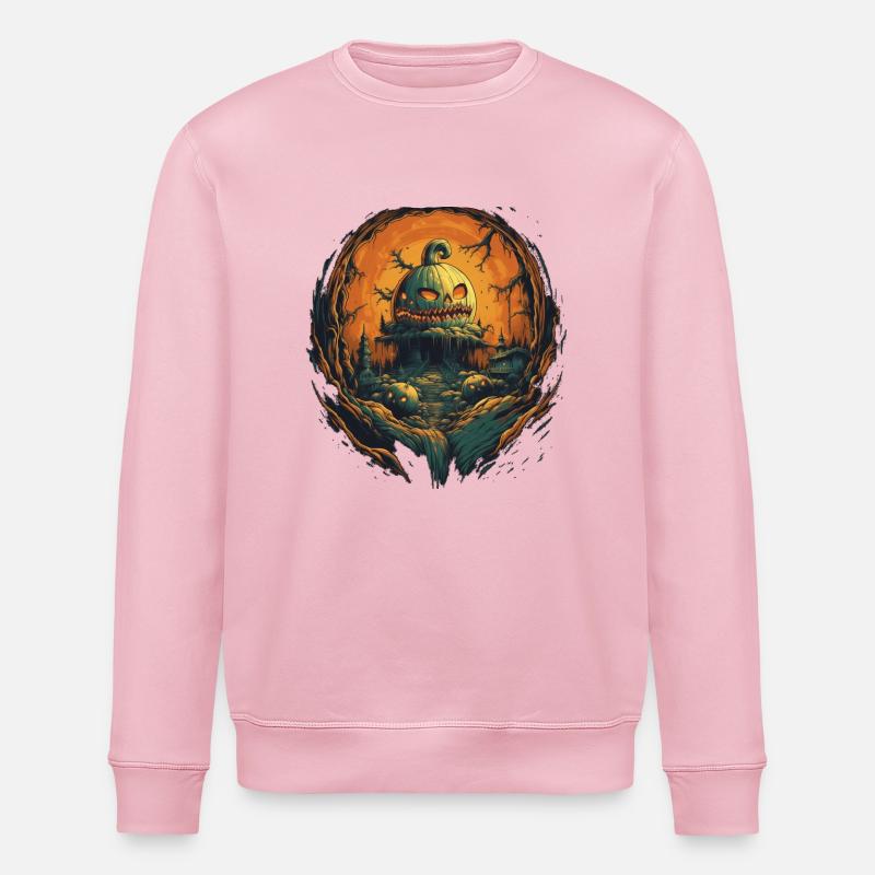 Halloween - Stanley/Stella Unisex Bio-Sweatshirt ROLLER - Hellrosa