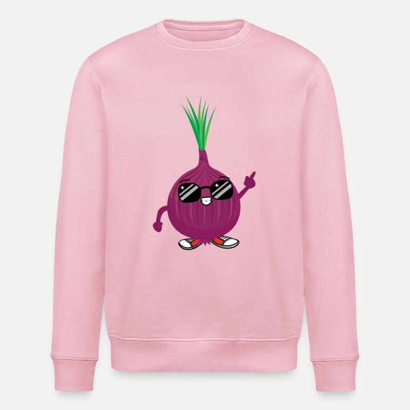 Oignon cool - Sweat bio ROLLER Stanley/Stella Unisexe - rose pâle